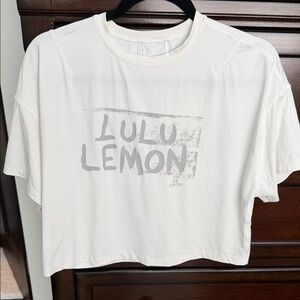 lululemon athletica Cream Graphic Tee